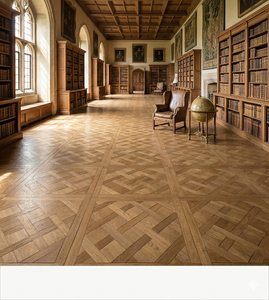<span class=keywords><strong>Parquet</strong></span> en bois d'ingénierie à la coupe manuelle, design Versailles, élégance classique, couche supérieure en chêne <span class=keywords><strong>massif</strong></span>, épaisseur 3/8 pouce, largeur 7 pouces - Product Image 3