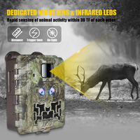 Nouvelle caméra de chasse KW591 940nm sans halo à double capteur 1080P FHD, caméra de trajectoire extérieure 30MP CMOS à double objectif