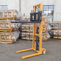 Plateforme élévatrice hydraulique manuelle 1000kg-3000kg avec pompe à pied de 1,6m-3m et soupape de sécurité anti-surcharge, verrou de plancher avec stabilisateurs
