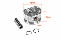 Ensemble piston EX27 EX30 pour moteur à essence Robin EX27, pièces de rechange en aluminium pour générateur, fabriqué en Chine, vente en gros