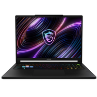 Ordinateur portable de jeu haut de gamme MSI Raider A16 HX B8W 2026 16'' 2.5K 240Hz IPS R9 8945HX 8940HX 16GB 32GB RAM 1TB SSD Batterie 90Wh 5070Ti