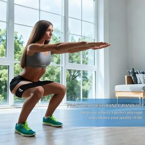 Wholesale Exercise Resistance <b>Bands</b> for Working Out Set of 5 for Women and Men, Stretch <b>Bands</b> for Exercise, Physical Therapy - Product Image 4