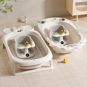 Siège de <span class=keywords><strong>Bain</strong></span> Support de Baignoire Anti-Dérapant pour Nouveau-Né, Support Allongé pour Bébé dans la Baignoire - Product Image 2