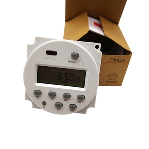 Minuteur de contrôle de temps à micro-cycle simple et double CN101A 12V/24V/110V/220V, contrôle du temps minimal 16A - Product Image 1