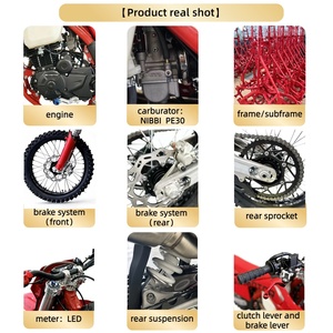 รถมอเตอร์ไซค์วิบาก GAS PR300 21 แรงม้า 300 ซีซี สูบเดียว รุ่น Off-Road <span class=keywords><strong>King</strong></span> ระบบกันสะเทือนแบบปรับได้สองระดับ โครงโครโมลี่ เบรกดิสก์  สามารถเอาชนะทุกพื้นที่ได้ - Product Image 3
