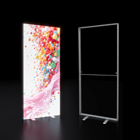 Affichage lumineux en tissu SEG personnalisé |   Stand d'exposition rétroéclairé par LED