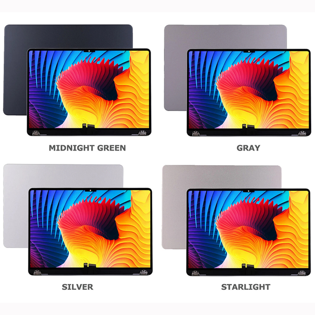 New 13.6inch for MacBook Air A2681 2022 M2 / A3113 2024 M3 LCD Screen Display Replacement Assembly