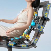 Fauteuil de massage de luxe à gravité zéro avec massage des tissus profonds, système SL Track, chargement USB et Bluetooth