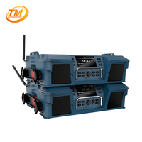 12-18V draadloze bouwplaatsradio met lithium-ion batterij, zware gereedschapskistradio