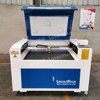 Machine de découpe laser compacte 9060 Co 2 prix le plus bas 60w 80w Machine de gravure pour papier de bambou en verre