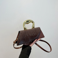 Sacs à main KALANTA 2026 – Sac à bandoulière en PU motif crocodile pour femme, nouvelle collection hiver, design texturé élégant