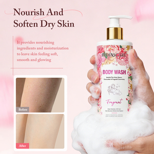 Gel Douche Hydratant et Nourrissant Parfum Floral Marque Blanche Nettoyant Corporel en Profondeur 500 mL - Product Image 5