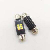 Ampoule LED C5W 28mm 31mm 36mm 39mm 41mm FT 3020 6SMD pour intérieur de voiture, plafonnier, lampe de lecture, lampe de porte, mini format, type Festoon, Canbus 12-24V