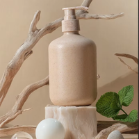 Logo personnalisable 250ml 500ml Bouteille de lavage du visage en plastique PE scellée de type presse cylindrique opaque étanche
