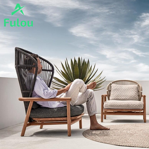 Canapé <span class=keywords><strong>haut</strong></span> <span class=keywords><strong>de</strong></span> <span class=keywords><strong>gamme</strong></span> canapé teck en bois Patio canapé ensemble confort coussin extérieur corde <span class=keywords><strong>jardin</strong></span> canapé dossier <span class=keywords><strong>bas</strong></span> chaise longue - Product Image 3