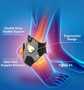 Penyangga Pergelangan Kaki Pelindung Cedera Spandeks untuk Olahraga Basket Luar Ruangan, Pereda Nyeri Keseleo, Rehabilitasi - Product Image 5