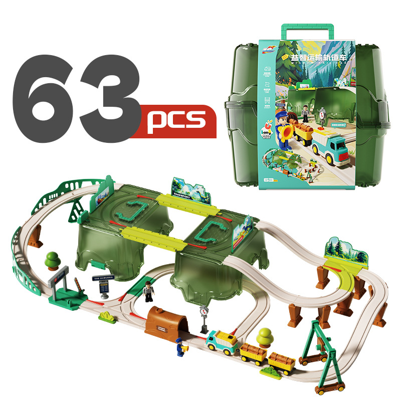 Boîte de rangement pour circuit de transport, 63 pièces, 7754
