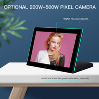 Tablet PC Android de 10.1 Pulgadas con Pantalla Táctil de 10 Puntos en Forma de L, POE RJ45 NFC de Escritorio para Negocios, Excelente Retroalimentación de Clientes