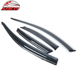 Viseras para ventanas con cinta adhesiva y moldura cromada para Lexus NX200t NX300 NX300h AZ10 15-21 - Product Image 4