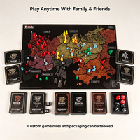 Jeu de société de stratégie Risk Game of Thrones, jeu de table de guerre multijoueur, ensemble de jeu de société imprimé sur mesure pour divertissement adulte