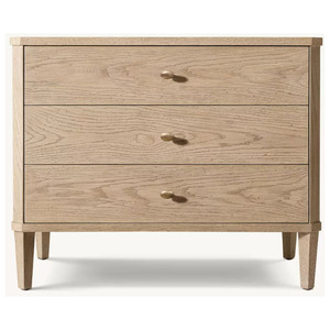 DELPHINE RHMAKER FURNITURE Table de chevet moderne de luxe avec tiroir pour chambre à coucher - Product Image 5