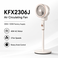 Ventilateur de circulation d'air silencieux sans balais haute performance 20000 mAh avec trépied flexible, tendance mondiale