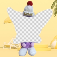 Porte-clés en peluche Kulomi de Noël, 10 cm, petit pendentif, breloque décorative, mini poupée anime, jouets en peluche pour Noël