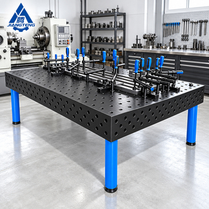 Wiederholbar Positionierbarer Chargenproduktions-Tisch mit 16mm Gitterpräzision, Indexierung, Neigung, Schwenkung und Führung für Schweißvorrichtungen - Product Image 2