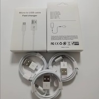 Câble de charge rapide micro USB haute performance, câble de synchronisation de données micro vers USB, compatible avec les téléphones mobiles, les tablettes, l'alimentation