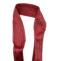 WLL 5 tonnes 150mm 2M haute ténacité Polyester plat oeil tissé sangle ceinture de levage pour le contrôle du fret