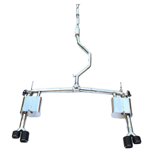 <span class=keywords><strong>Honda</strong></span> 304 लिए उच्च प्रदर्शन के लिए स्टेनलेस डबल निकास टिप्स 9/10 - Product Image 1