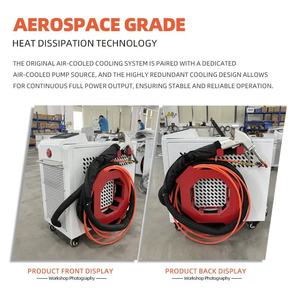 Pistolet de soudage laser à fibre refroidi par air efficace pour la fabrication professionnelle de métaux - Product Image 6