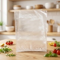 Sac en plastique transparent sur mesure pour fruits et légumes, emballage plat ouvert en plastique transparent pour légumes