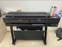 Plotter de Formato Grande HP DesignJet Smart Tank T908 de 36 Pulgadas A0 con Tanque de Tinta, Impresora Multifunción para Impresión, Escaneo y Copia de Planos CAD