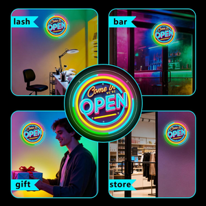 İşletmeler İçin <span class=keywords><strong>Neon</strong></span> Açık Tabelası Duvar Dekorasyonu Mağaza Vitrinleri Bar Kahve Dükkanları Özel <span class=keywords><strong>Neon</strong></span> Tabelalar - Product Image 3