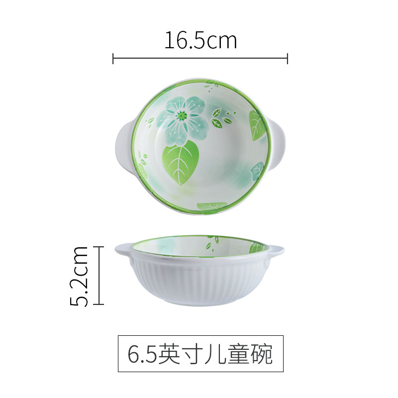 Cuenco redondo binaural de principios de verano