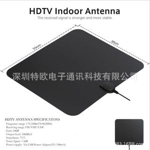 Antenne <span class=keywords><strong>TV</strong></span> numérique ISDB-T 2022 Amplificateur 4K VHF UHF Amplificateur de signal Rétroéclairage LED Projection HDTV Écran 32 pouces Intérieur Plastique - Product Image 5