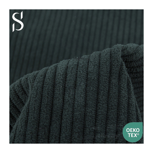 40 + Couleurs 100% Polyester 5 Wales 290gsm Tissu de siège en velours côtelé pour canapé - Product Image 2