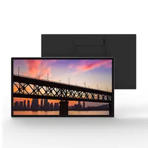 43 55 65 inch super thin slim bezel lcd advertising displays digital signage wall mounted for retail stores shopping mall