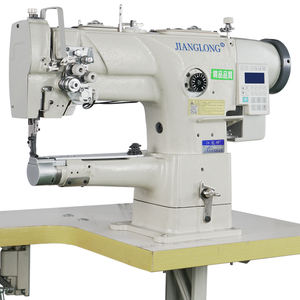 246D-2AQ Máquina de <span class=keywords><strong>coser</strong></span> industrial de <span class=keywords><strong>cuero</strong></span> de cama de cilindro de accionamiento directo con gancho horizontal grande - Product Image 1