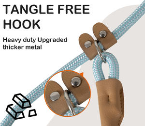 Ensemble laisse et collier pour chien de taille moyenne à grande, bleu, à capuche, réglable, vente chaude OEM/ODM, pour la marche et l'entraînement en extérieur - Product Image 2