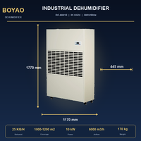 Déshumidificateur vertical 600L/jour, sécheur d'air industriel sur pied, absorbeur d'humidité, contrôle intelligent, pour hôpitaux et écoles
