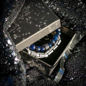 IXXXi Ensemble de bracelets en perles en acier inoxydable pour hommes Bijoux tendance <span class=keywords><strong>Lourdes</strong></span> - Product Image 2