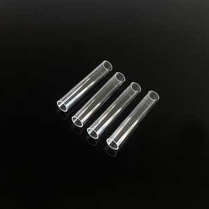 Büyük çaplı şeffaf kuvars borosilikat cam tüp yuvarlak kaynaşmış silika kabarcık boru bükme ve kaynak için - Product Image 1