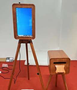 Support d'Imprimante en Bois de Chêne pour Cabine Photo Selfie, Idéal pour Événements et Fêtes, Compatible avec Imprimantes DNP525/<span class=keywords><strong>DNP</strong></span> XR1 <span class=keywords><strong>620</strong></span> - Product Image 2