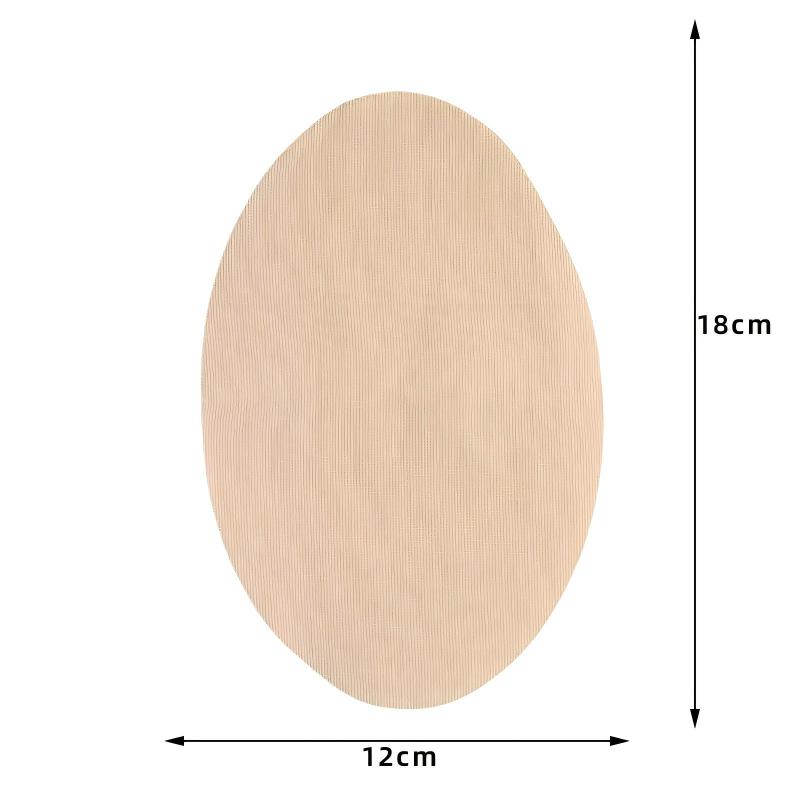 Elastic fabric - oval shape (light skin tone)/10pcs