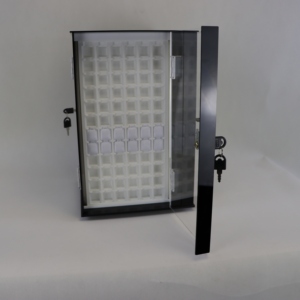 Benutzer definierte Spinner abschließbare klare Acryl rotierende Schmuck Vitrine mit Tür - Product Image 4