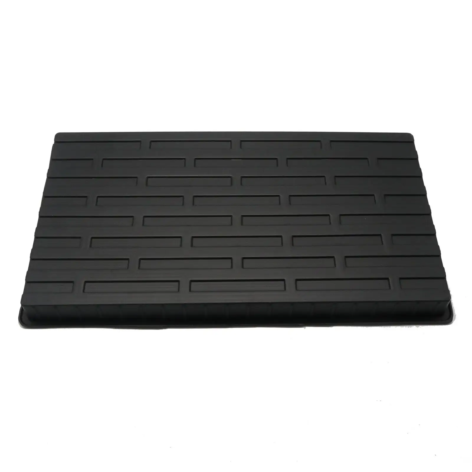 High Quality Plastic Black PS Extra Strength Deep Flat Shallow nursery tray Starting Plant Germination Tray for Microgreens