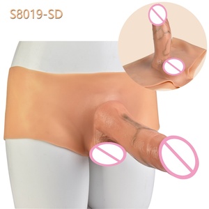 Wholesale Various Silicone Soft Elastic Sex <b>Dildo</b> Pants Solid Strap-on <b>Dildo</b> Realistic Penis Lesbian Big Penis Adult Sex Toys - Product Image 1