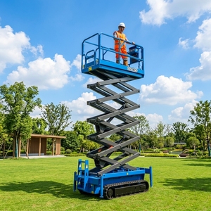 Plataformas elevadoras <span class=keywords><strong>de</strong></span> tijera eléctricas <span class=keywords><strong>de</strong></span> 6m, 8m, 10m, 12m, elevador <span class=keywords><strong>de</strong></span> tijera sobre orugas - Product Image 1